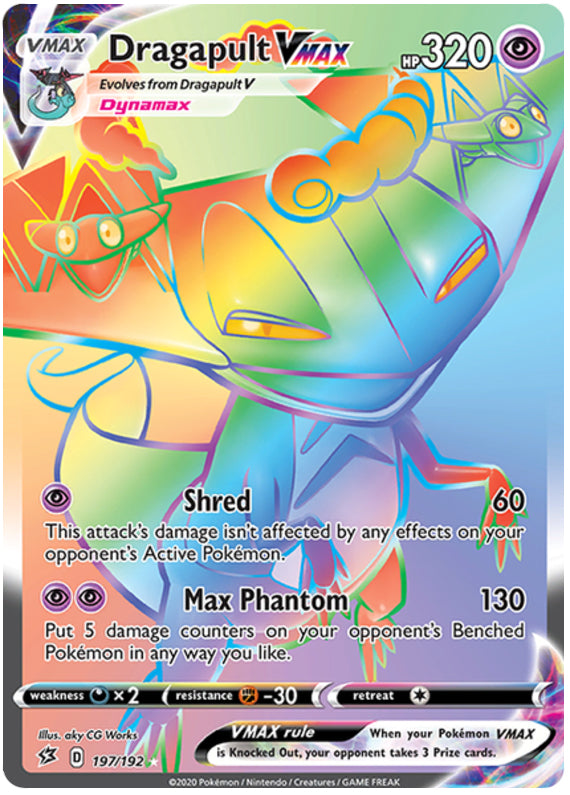 Dragapult #197/192 Secret Rare - Rebel Clash Pokemon card