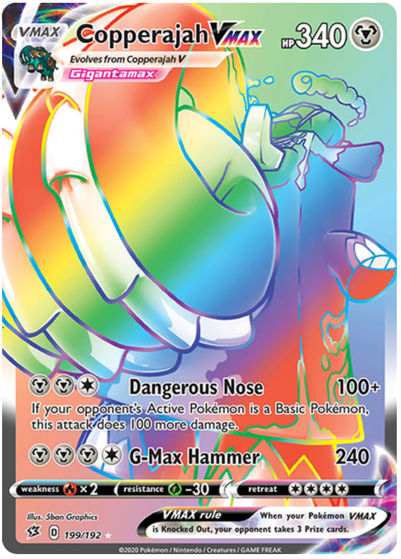 Copperajah #199/192 Secret Rare - Rebel Clash Pokemon card