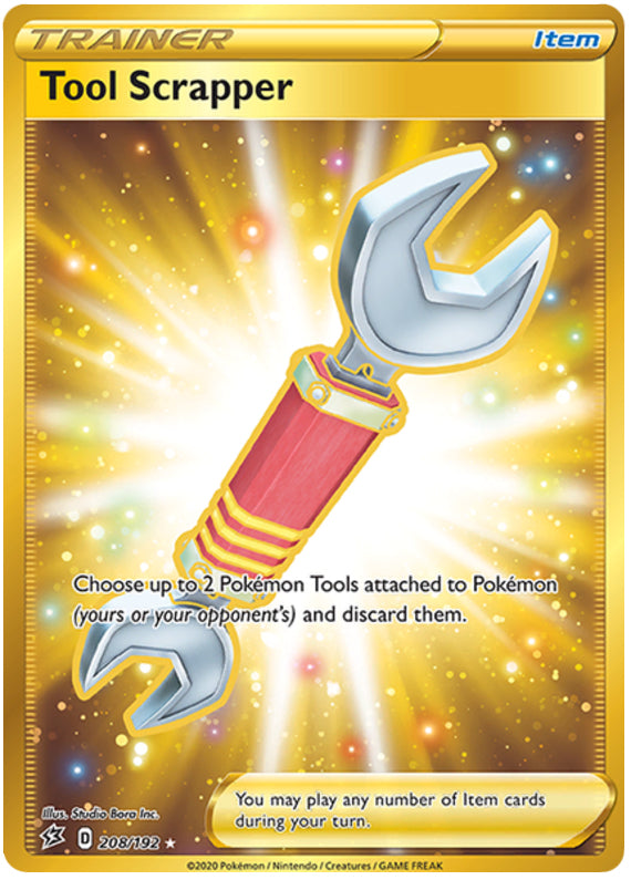 Tool Scrapper #208/192 Secret Rare - Rebel Clash Pokemon card
