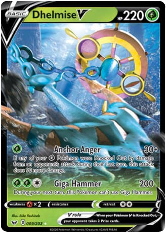 0009 Dhelmise Ultra Rare Sword & Shield Base Set