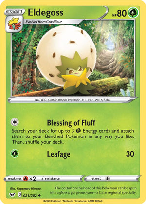 0021 Eldegoss Uncommon Sword & Shield Base Set