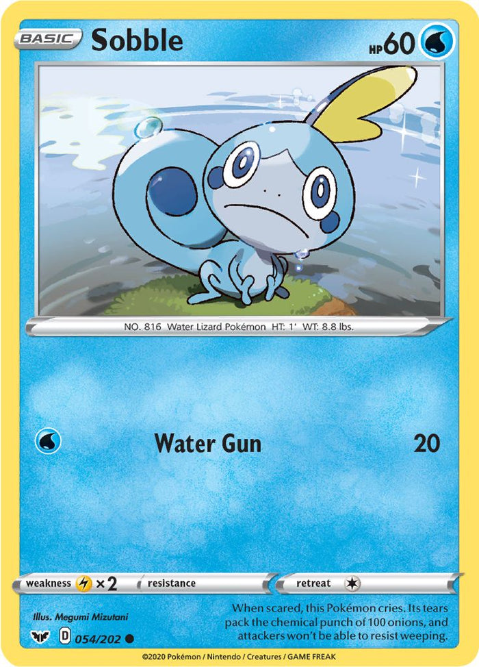 0054 Sobble Common Sword & Shield Base Set