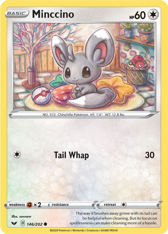 0146 Minccino Common Sword & Shield Base Set