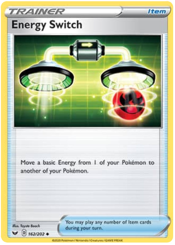 0162 Energy Switch Uncommon Sword & Shield Base Set