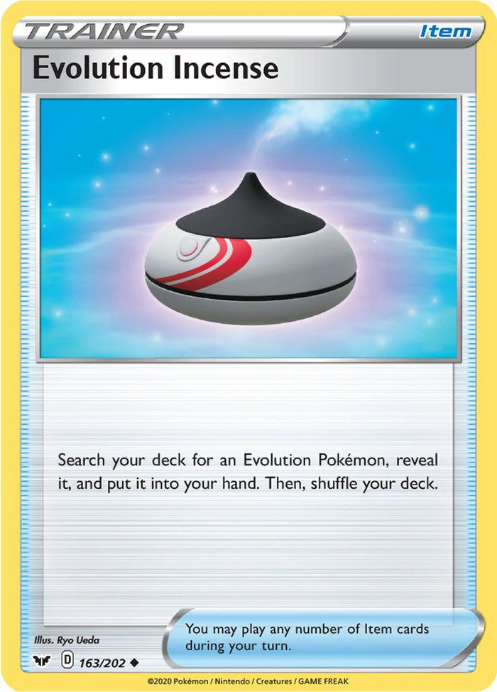 0163 Evolution Incense Uncommon Sword & Shield Base Set