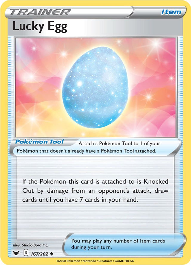 Pokemon Sword & Shield Lucky Egg #167