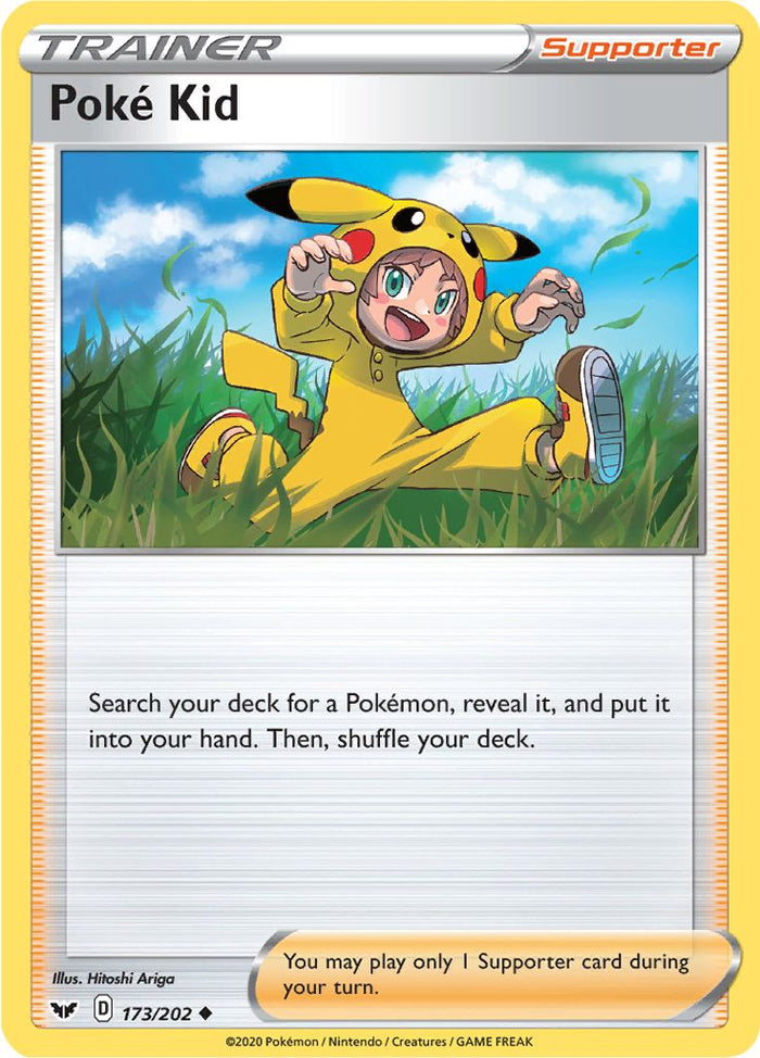 0173 Poke Kid Uncommon Sword & Shield Base Set