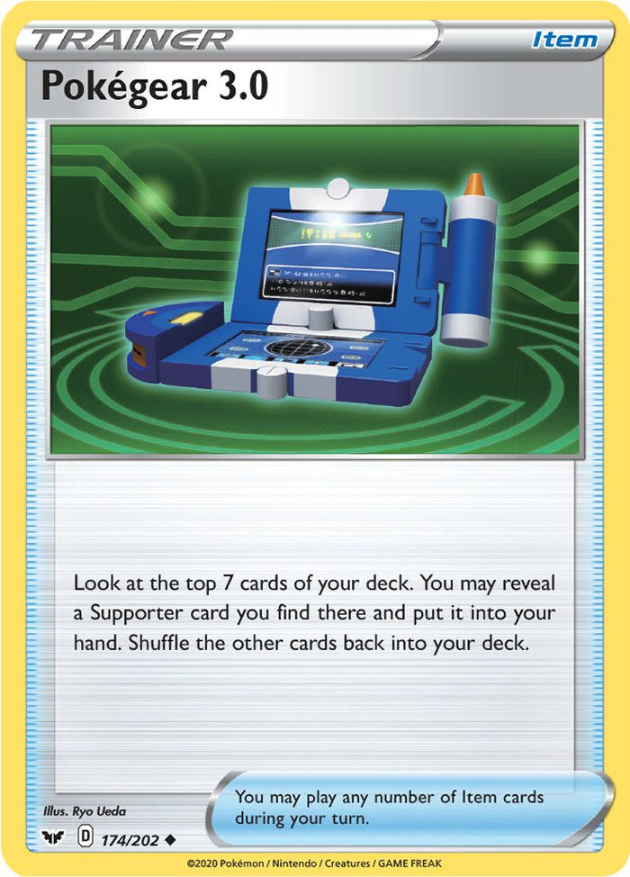 0174 Pokegear 3.0 Uncommon Sword & Shield Base Set