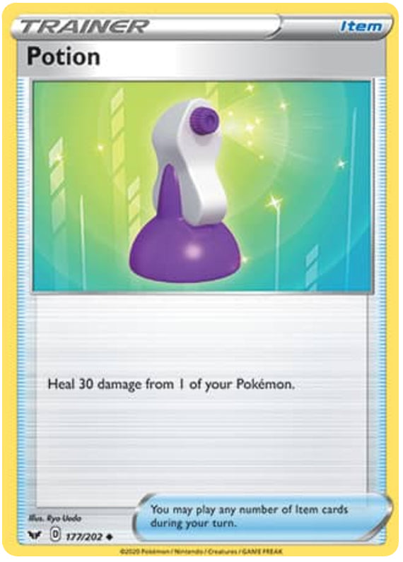 Potion #177/202 Uncommon - Sword & Shield Base Set Pokemon card