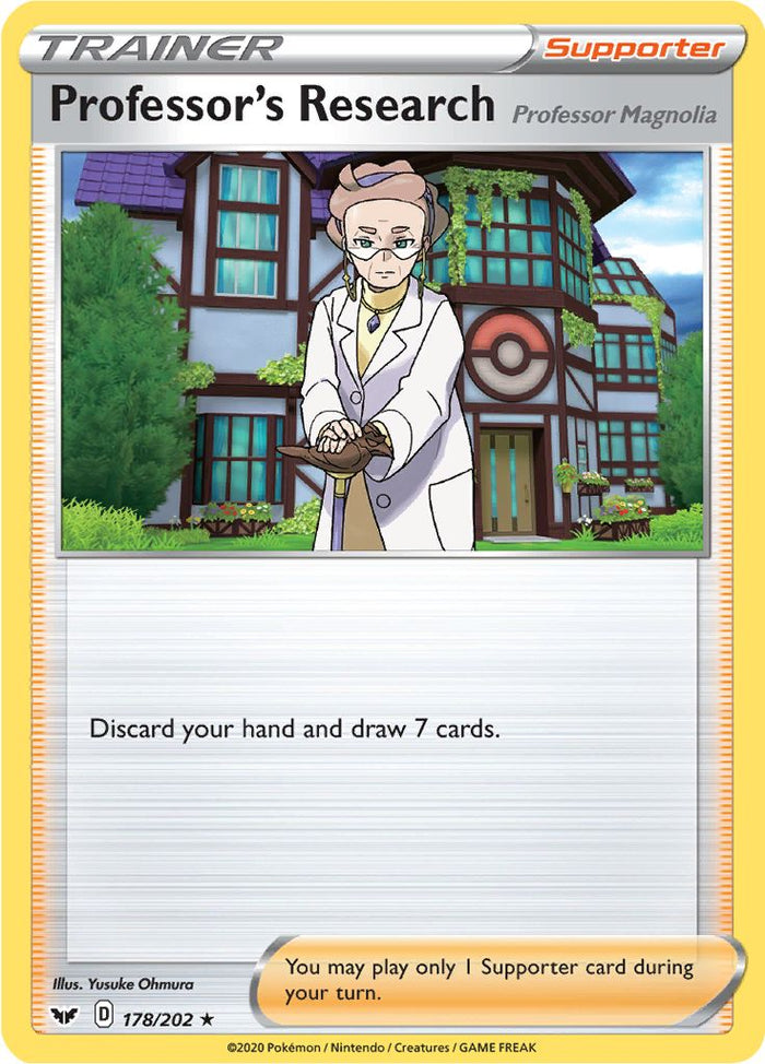 0178 Professor's Research Holo Rare Sword & Shield Base Set