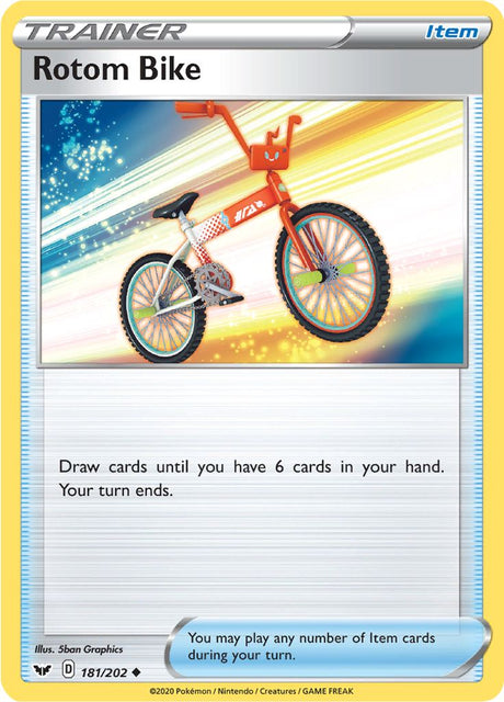 Pokemon Sword & Shield Rotom Bike #181