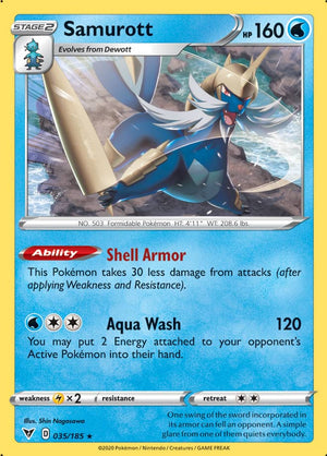 0035 Samurott Rare Vivid Voltage