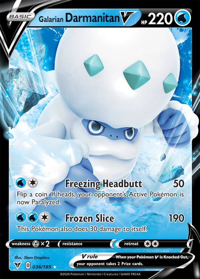 Darmanitan #36/185 Ultra Rare - Vivid Voltage Pokemon card
