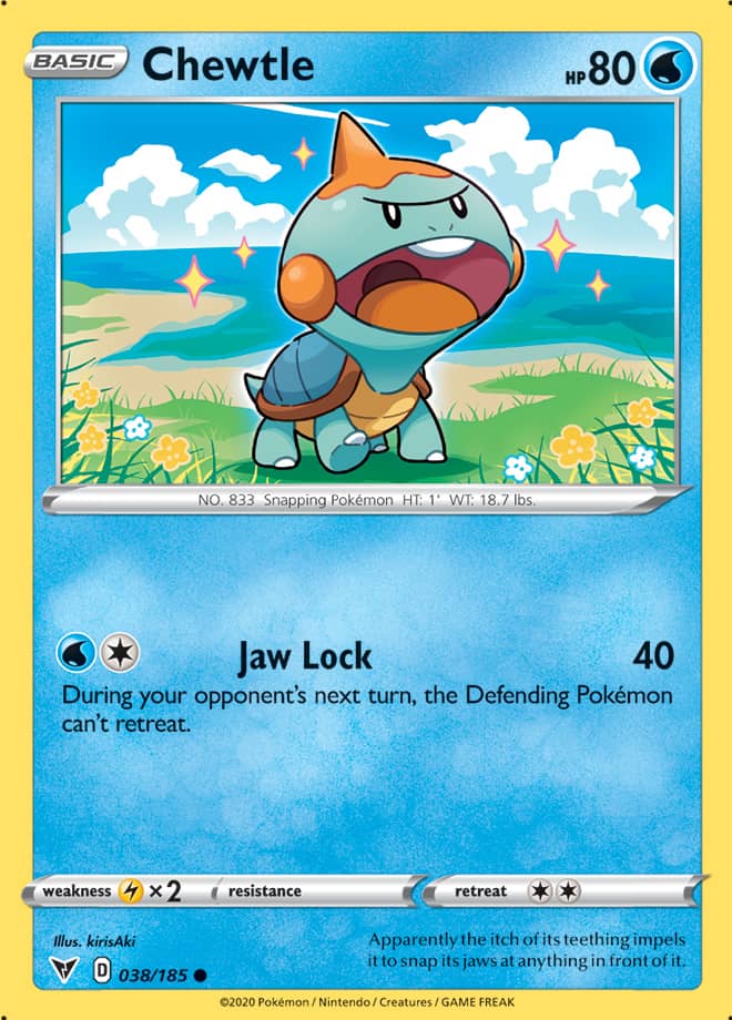 Pokemon Vivid Voltage Chewtle #38