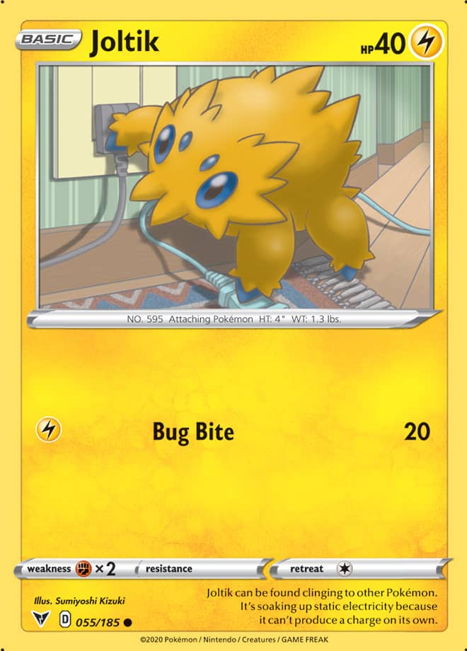 Joltik #55/185 Common - Vivid Voltage Pokemon card