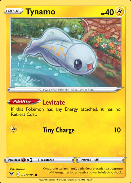Pokemon Vivid Voltage Tynamo #57
