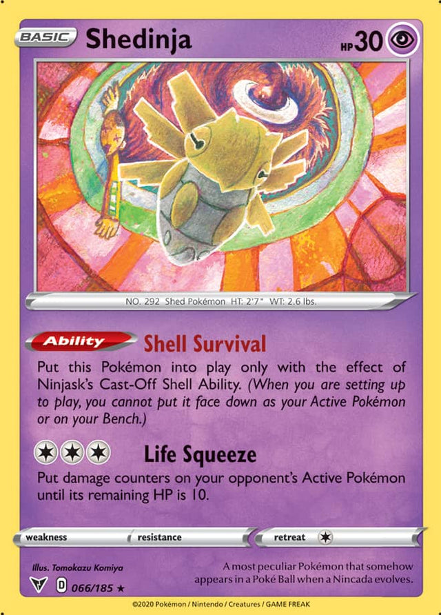 Pokemon Vivid Voltage Shedinja #66