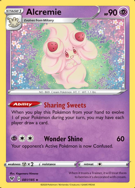 Pokemon Vivid Voltage Alcremie #81