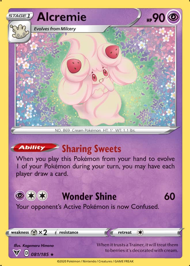0081 Alcremie Rare Vivid Voltage