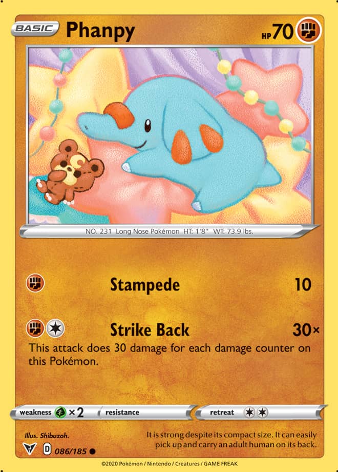 0086 Phanpy Common Vivid Voltage