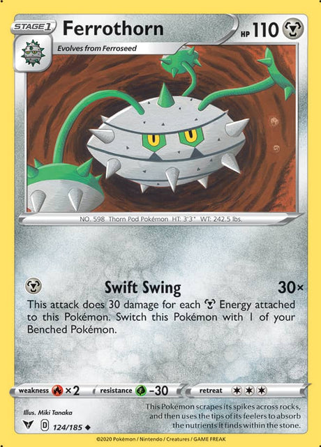 Pokemon Vivid Voltage Ferrothorn #124