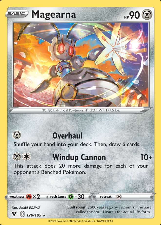 Magearna #128/185 Holo Rare - Vivid Voltage Pokemon card