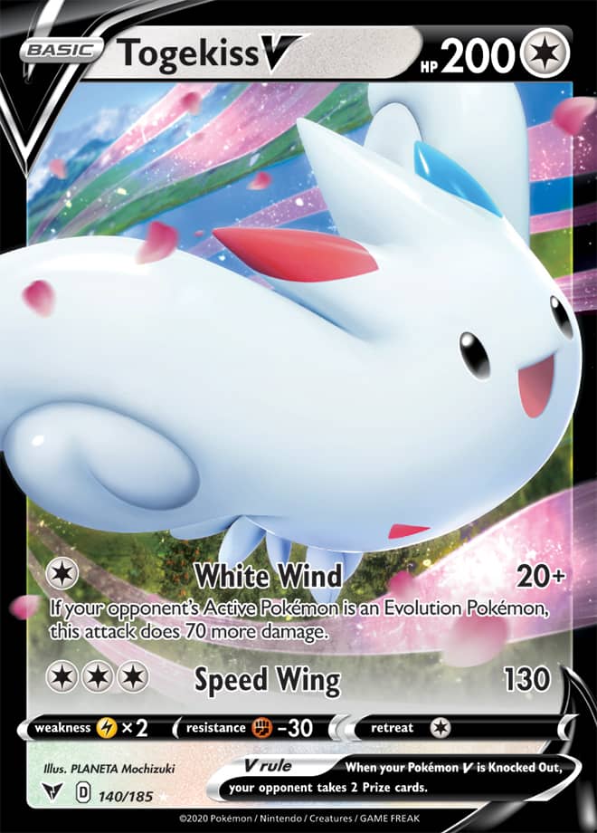 Togekiss #140/185 Ultra Rare - Vivid Voltage Pokemon card