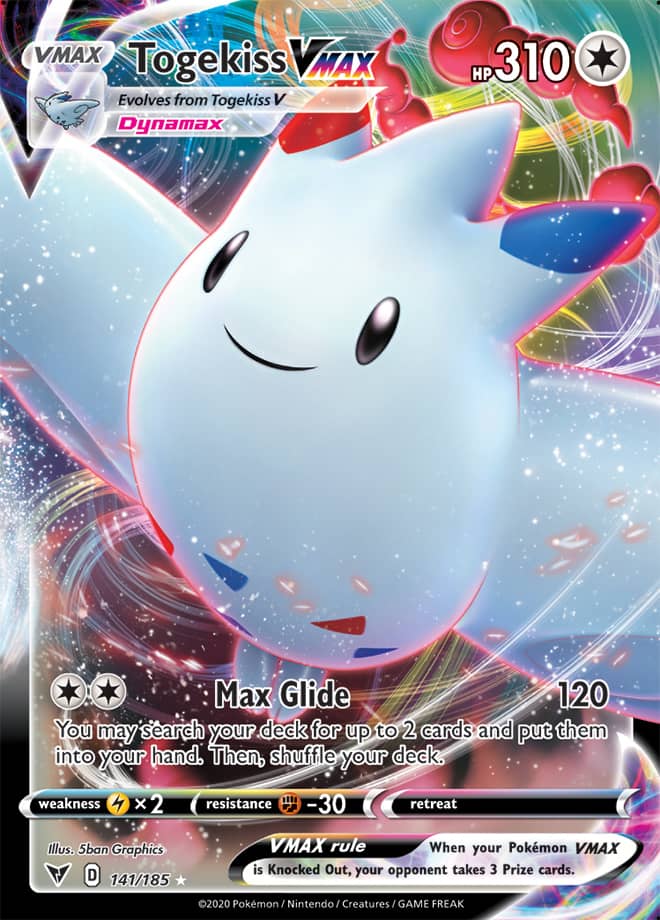 Togekiss #141/185 Ultra Rare - Vivid Voltage Pokemon card