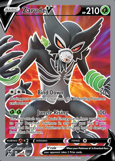 Pokemon Vivid Voltage Zarude V #167