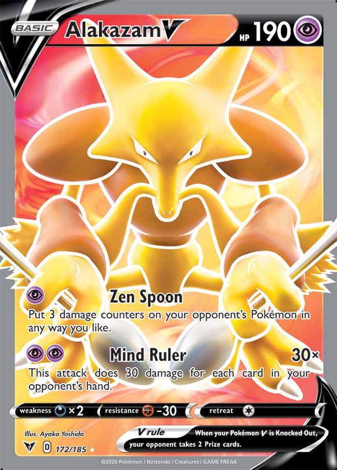 Alakazam #172/185 Ultra Rare - Vivid Voltage Pokemon card