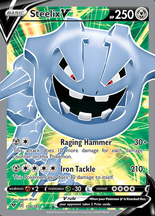 Pokemon Vivid Voltage Steelix V #176