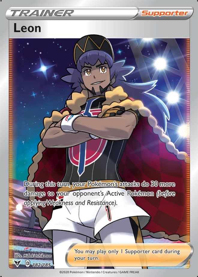 Pokemon Vivid Voltage Leon #182