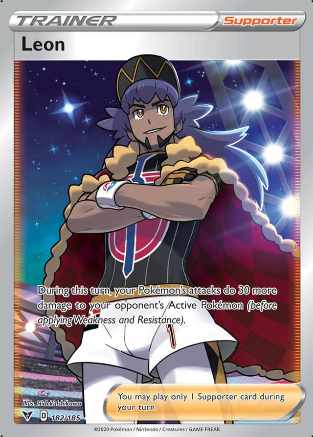 Pokemon Vivid Voltage Leon #182