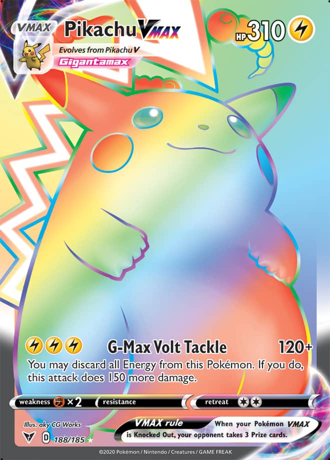 0188 Pikachu Secret Rare Vivid Voltage