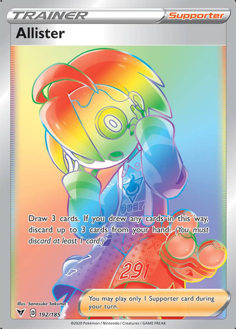 Pokemon Vivid Voltage Allister #192