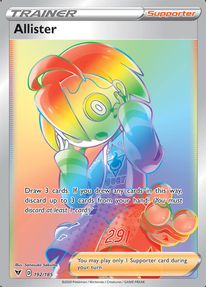 0192 Allister Secret Rare Vivid Voltage