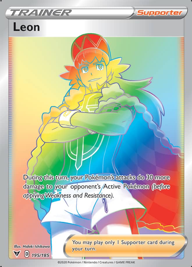 Pokemon Vivid Voltage Leon #195