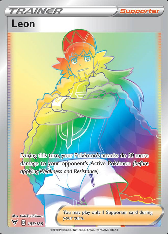 Pokemon Vivid Voltage Leon #195
